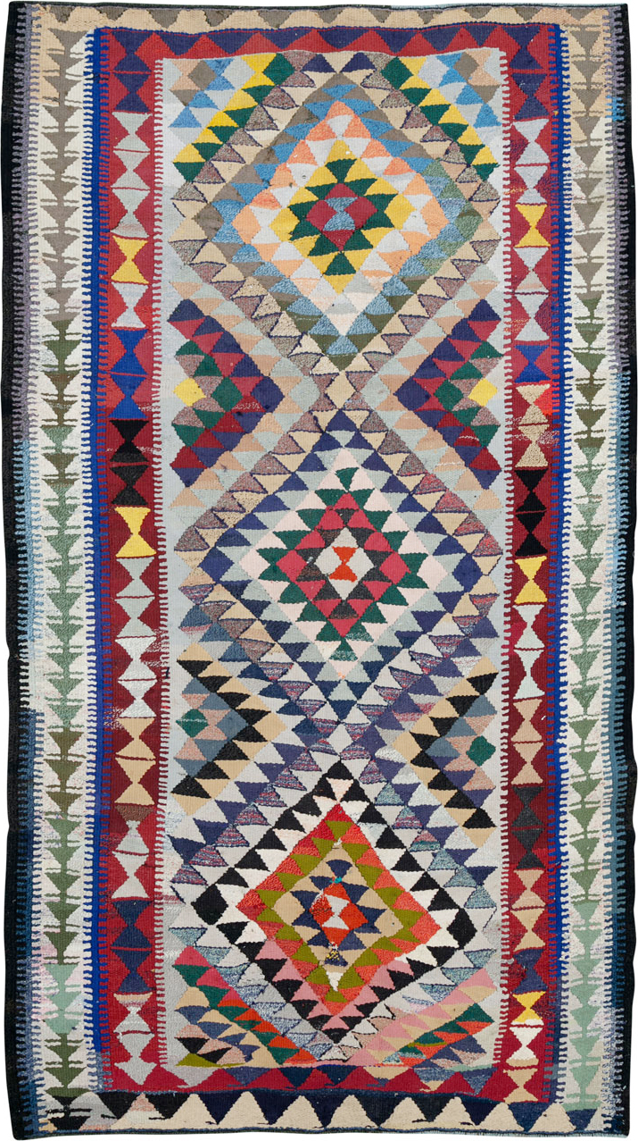 Vintage Persian Flatweave, No.26127 - Gss