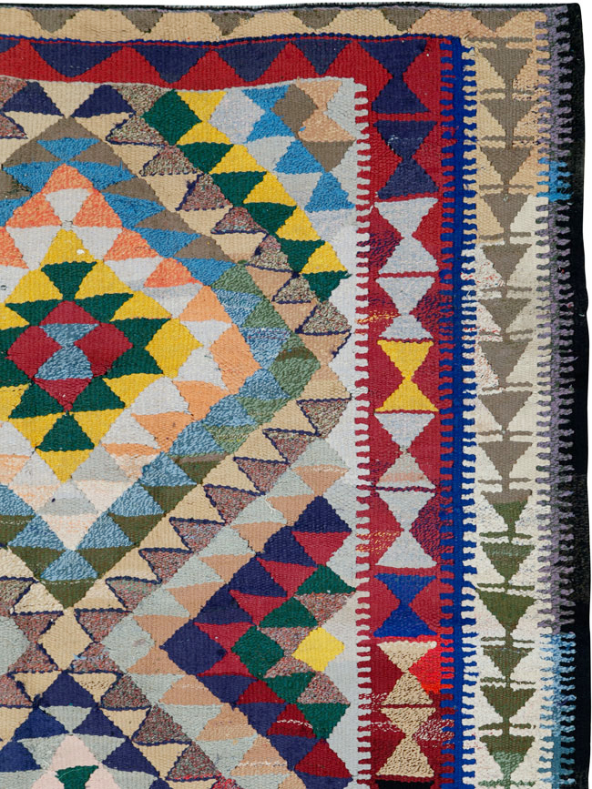 Vintage Persian Flatweave, No.26127 - Gss