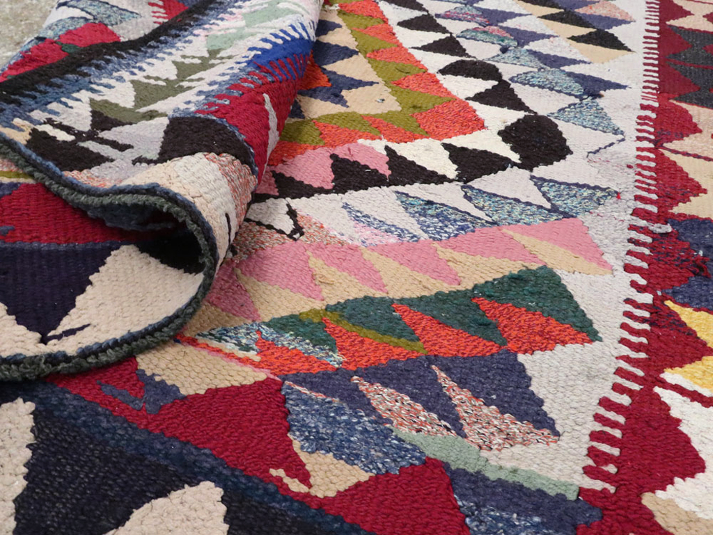 Vintage Persian Flatweave, No.26127 - Gss