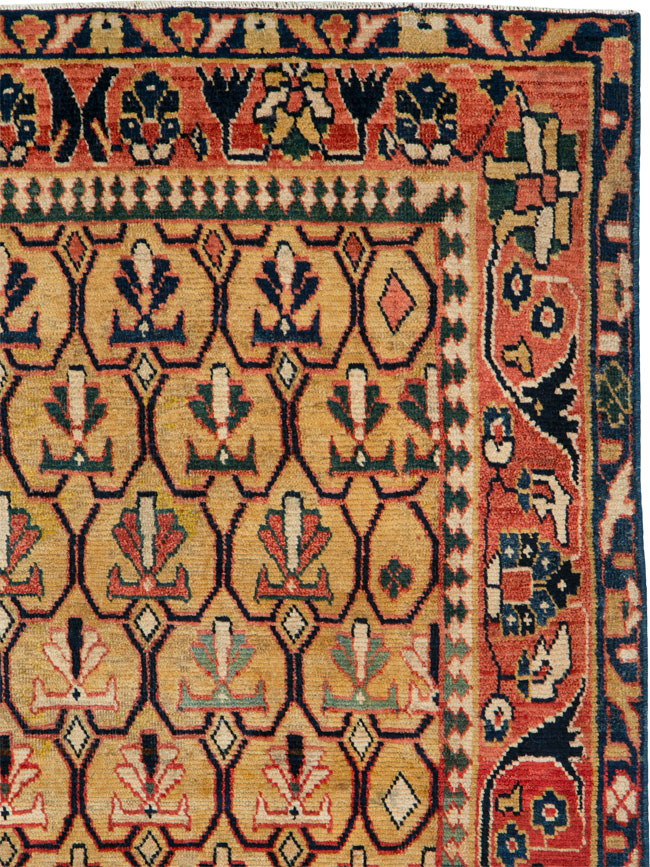 Vintage Persian Fereghan Mahal Rug, No.26129 - Gss