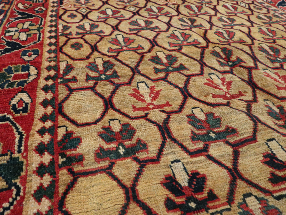 Vintage Persian Fereghan Mahal Rug, No.26129 - Gss