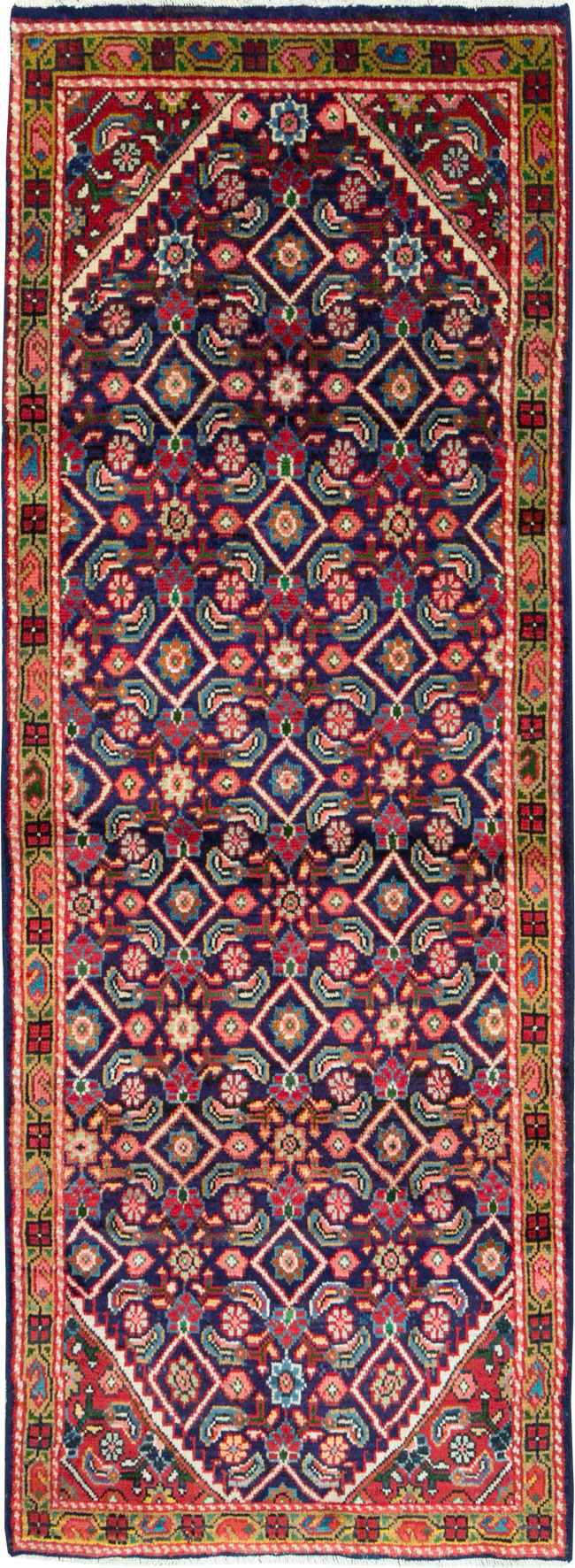 Vintage Persian Mahal Runner, No.26130 - Gss