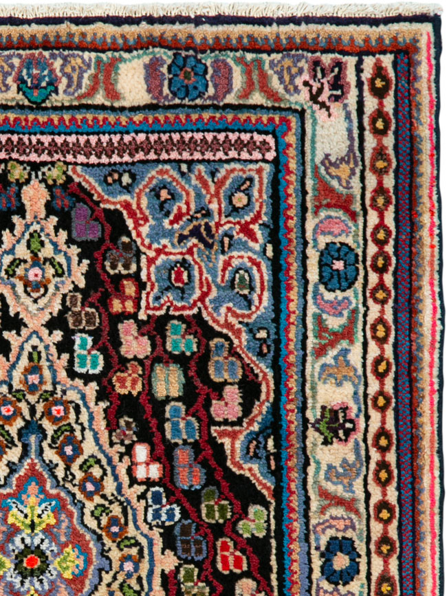 Vintage Persian Hamadan Rug, No.26133 - Gss