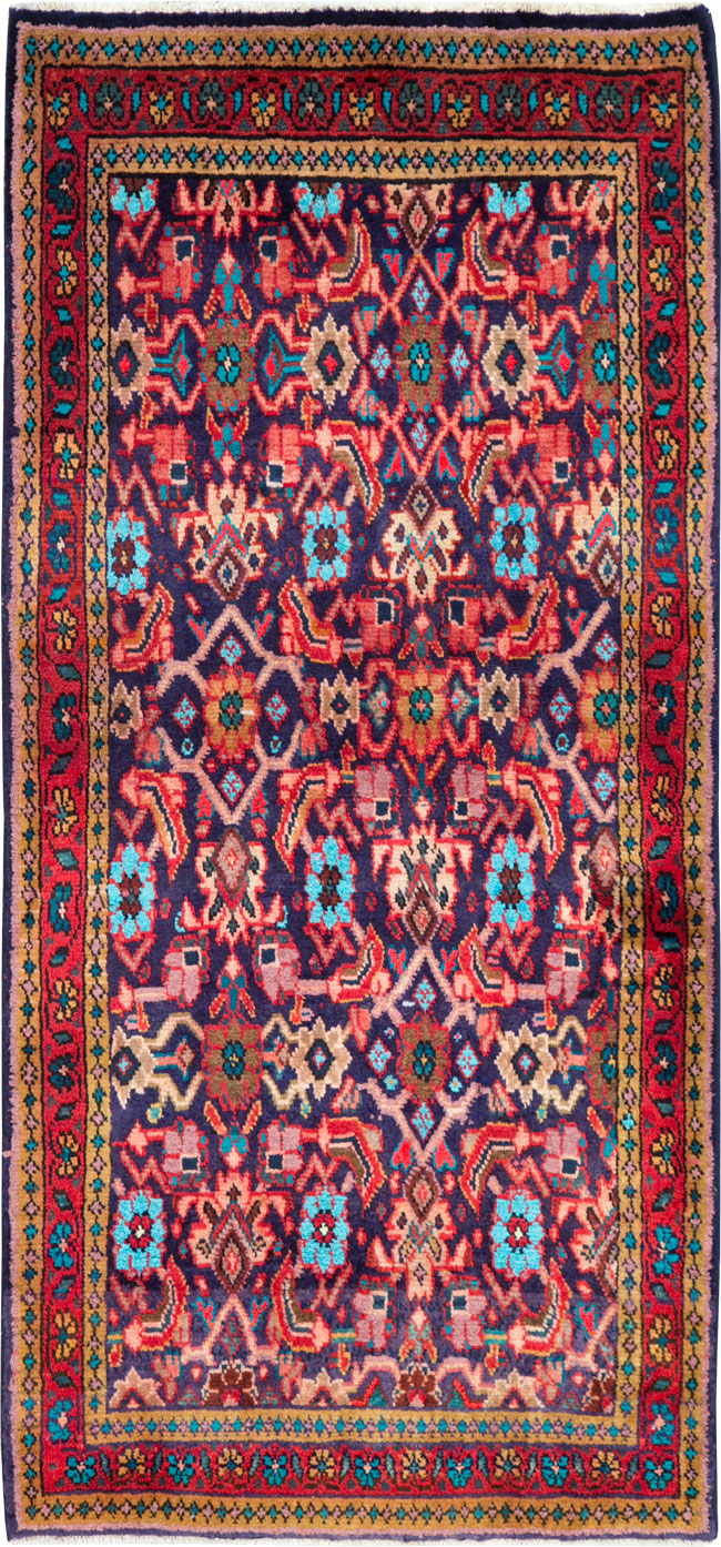 Vintage Persian Hamadan Rug, No.26135 - Gss