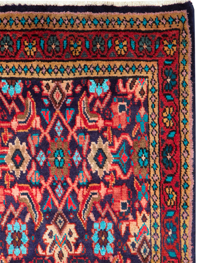 Vintage Persian Hamadan Rug, No.26135 - Gss