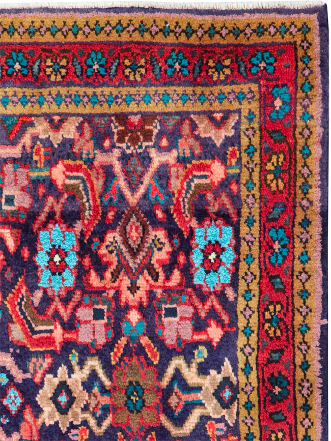 Vintage Persian Hamadan Rug, No.26135 - Gss