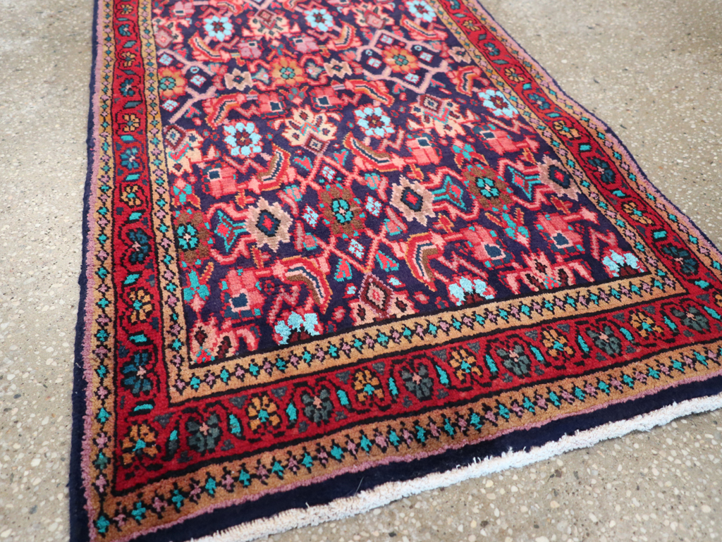 Vintage Persian Hamadan Rug, No.26135 - Gss