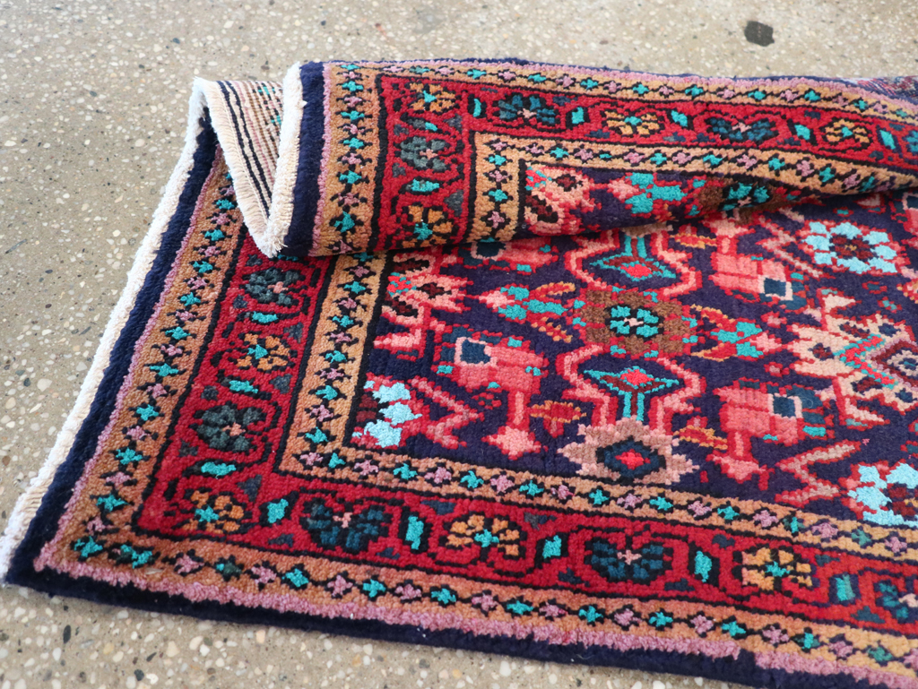 Vintage Persian Hamadan Rug, No.26135 - Gss