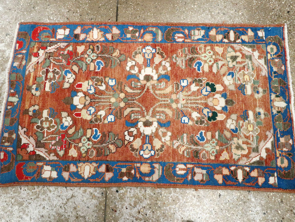 Vintage Persian Hamadan Rug (Pair: 1 of 2), No.26138 - Gss