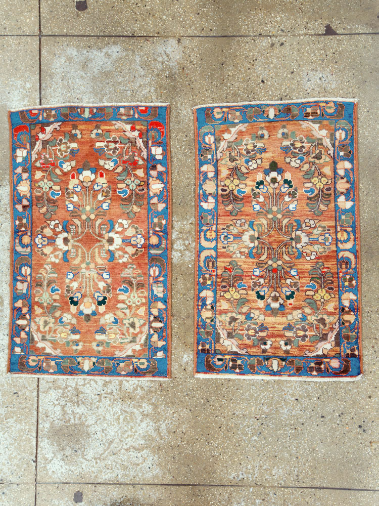Vintage Persian Hamadan Rug (Pair: 1 of 2), No.26138 - Gss