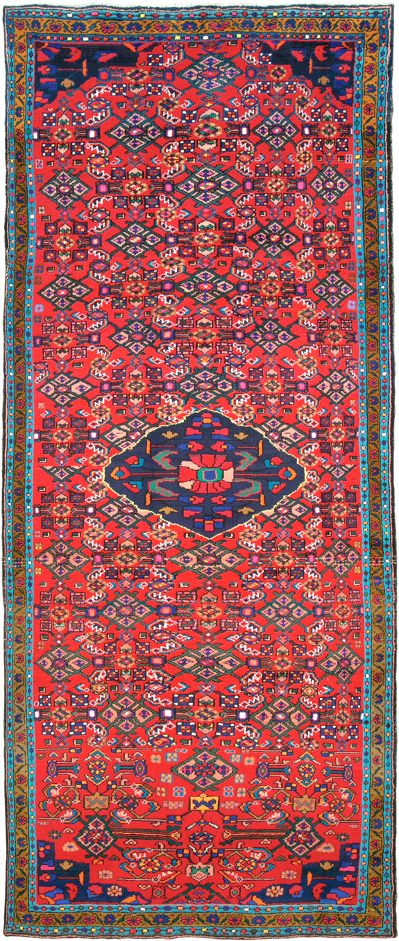 Vintage Persian Hamadan Rug, No.26142 - Gss