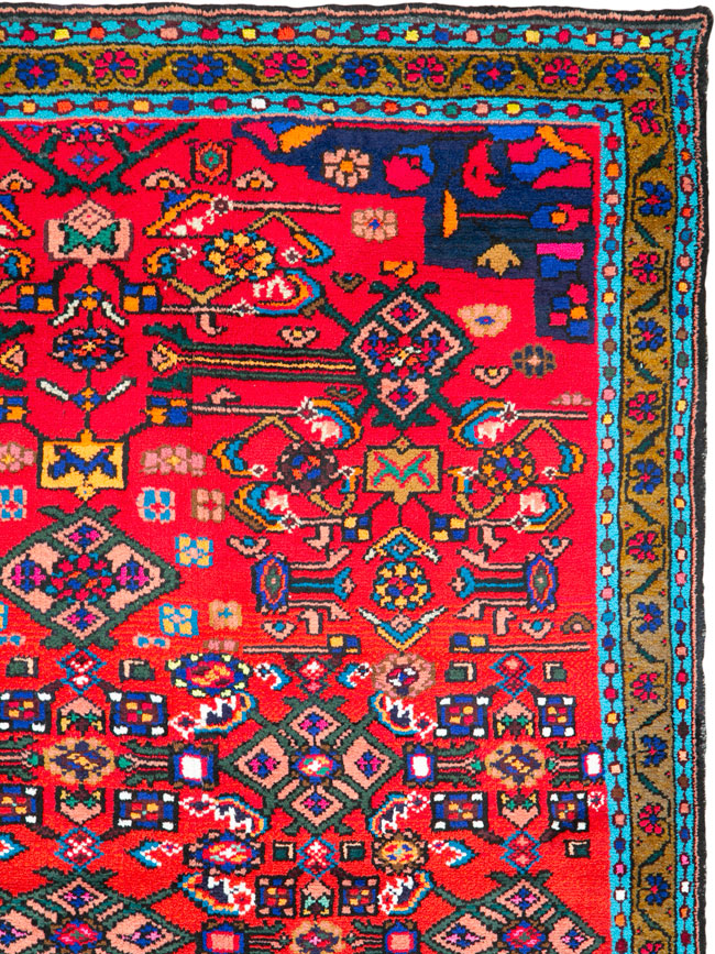 Vintage Persian Hamadan Rug, No.26142 - Gss