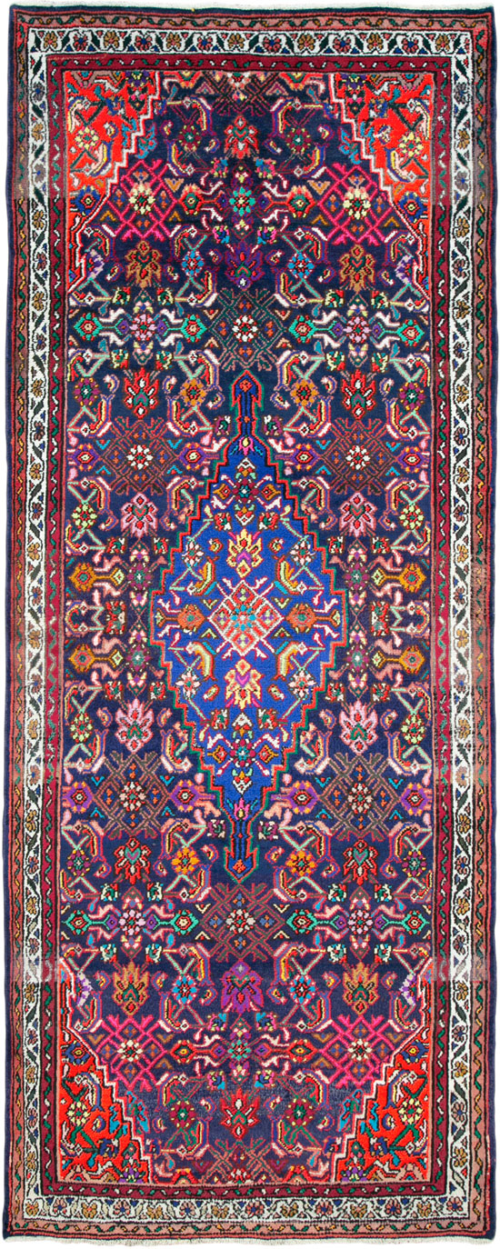 Vintage Persian Hamadan Rug, No.26144 - Gss