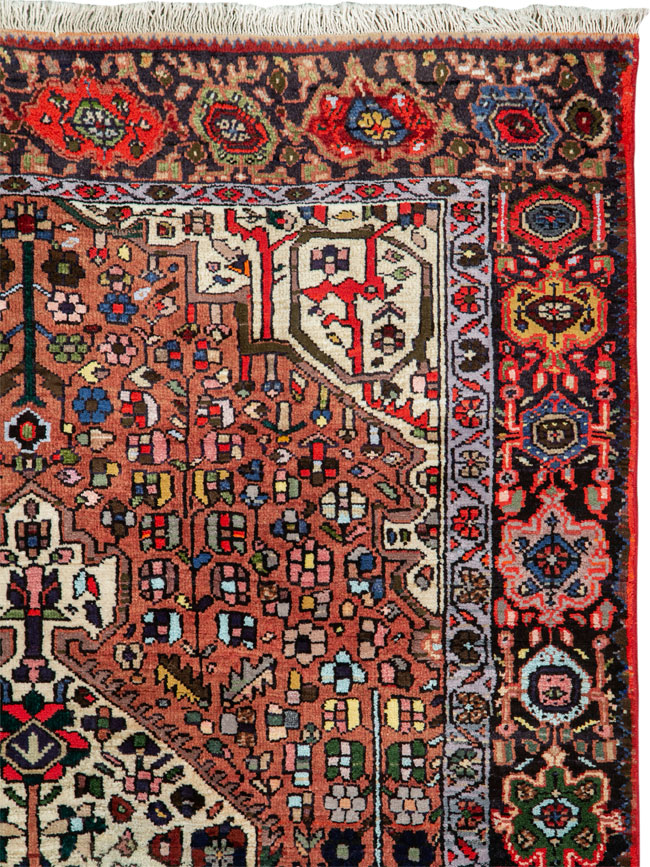 Vintage Persian Hamadan Rug, No.26149 - Gss