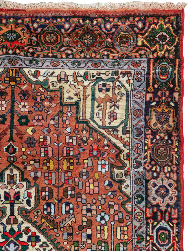 Vintage Persian Hamadan Rug, No.26149 - Gss