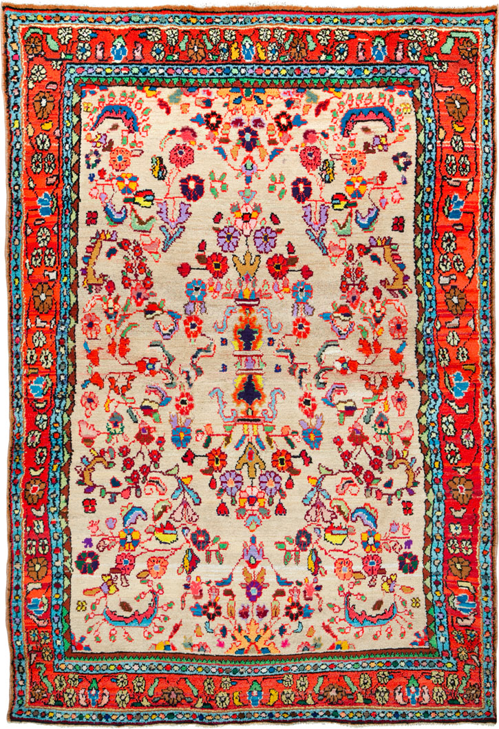 Vintage Persian Hamadan Rug, No.26151 - Gss