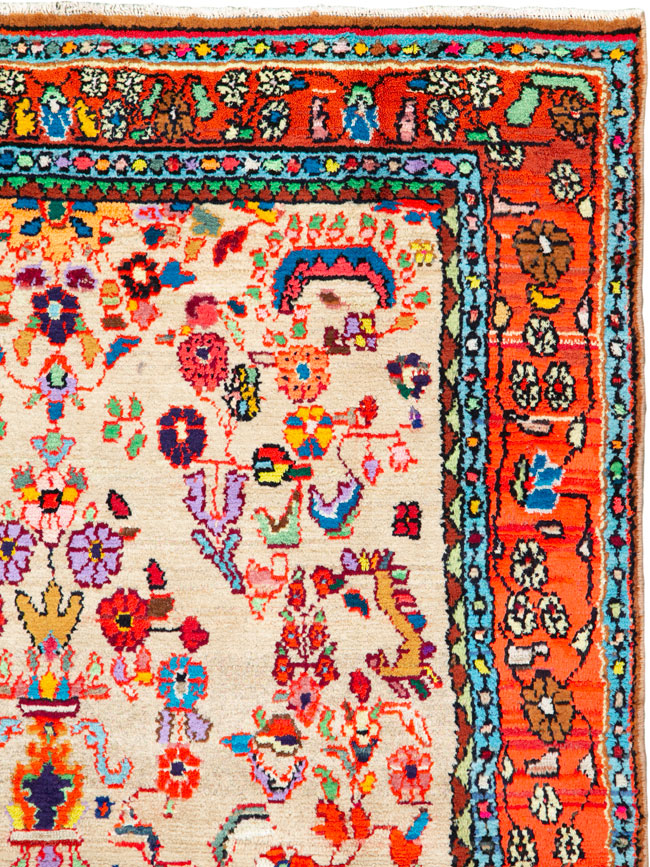 Vintage Persian Hamadan Rug, No.26151 - Gss