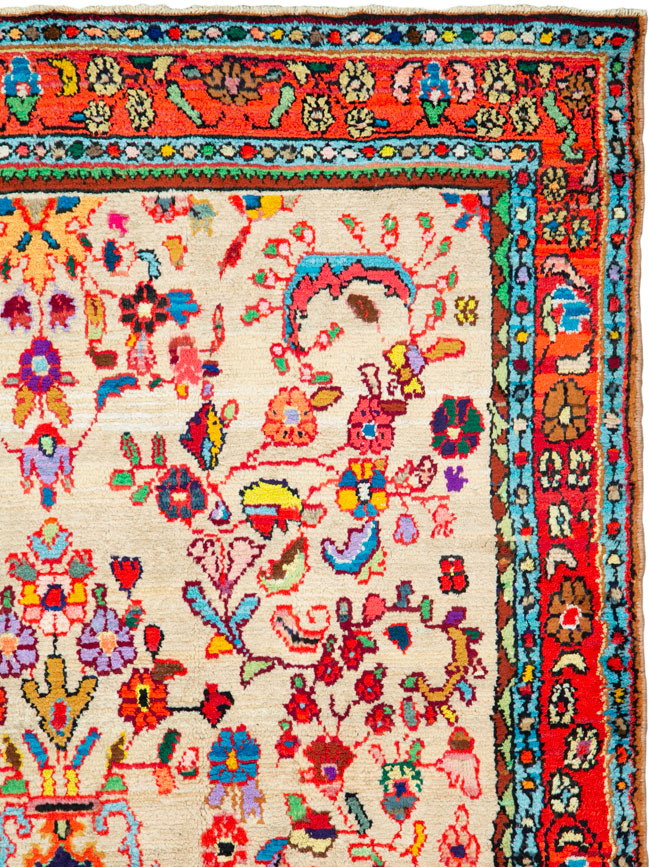 Vintage Persian Hamadan Rug, No.26151 - Gss
