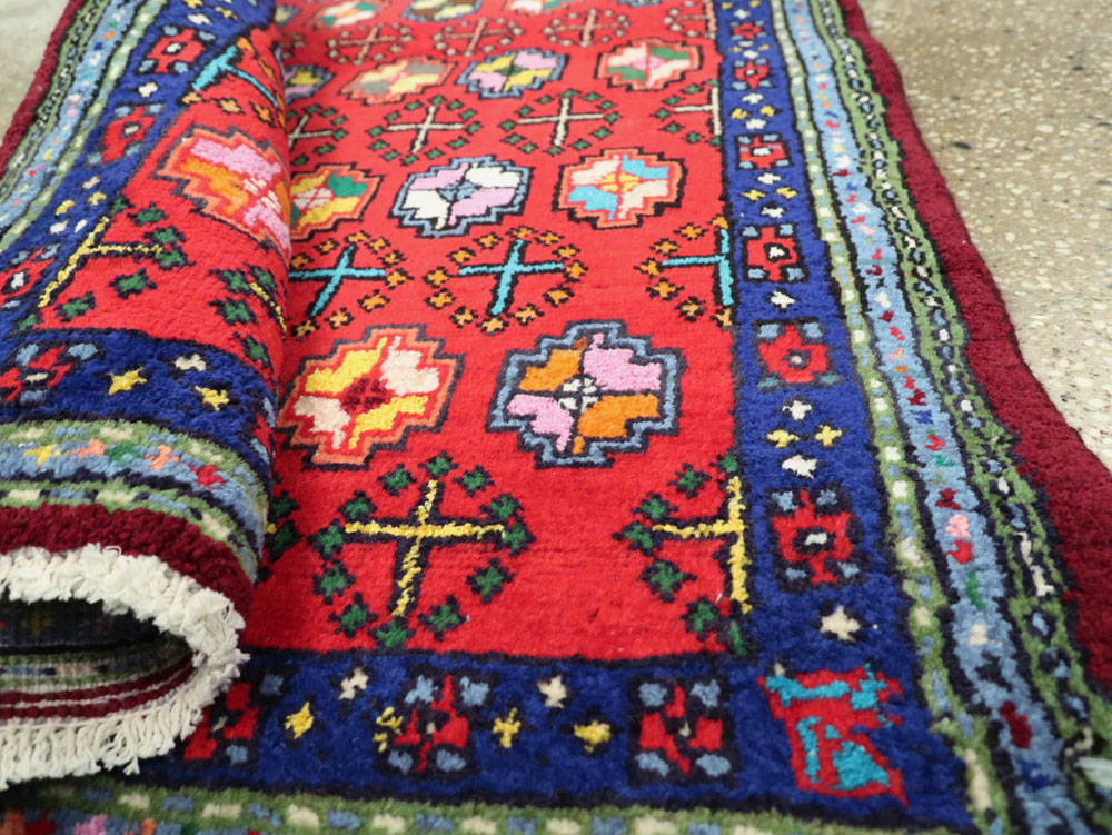 Vintage Persian Hamadan Rug, No.26162 - Gss