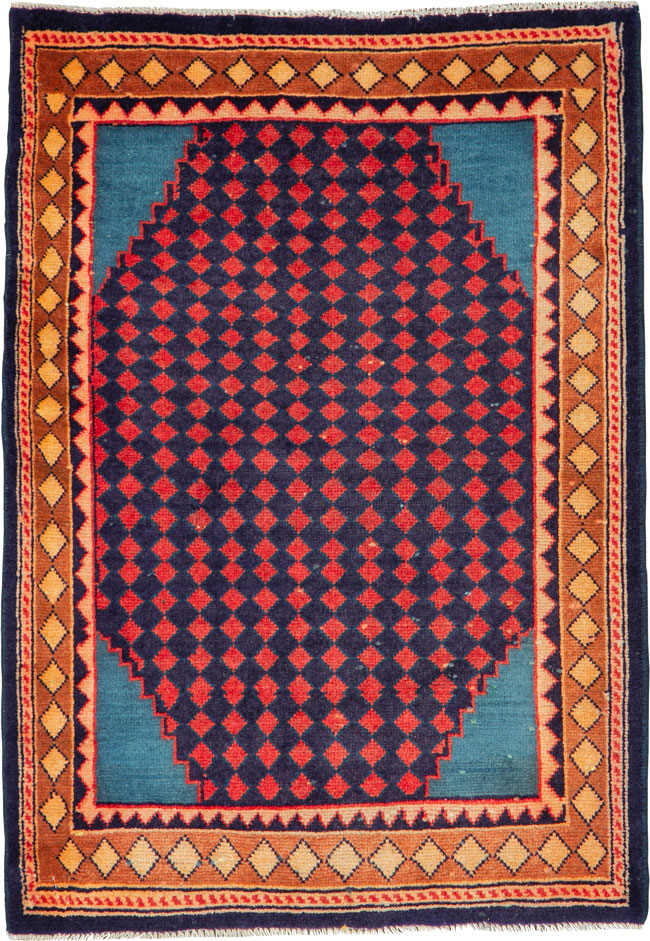 Vintage Persian Mahal Rug, No.26163 - Gss