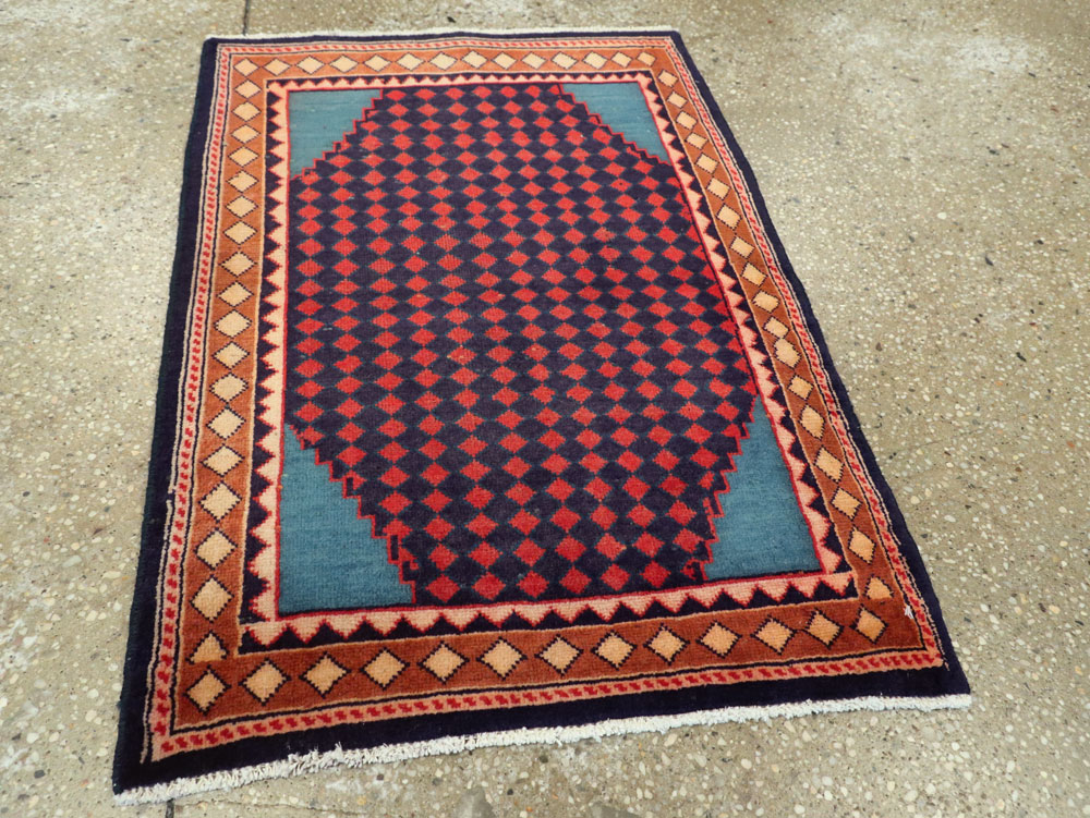 Vintage Persian Mahal Rug, No.26163 - Gss