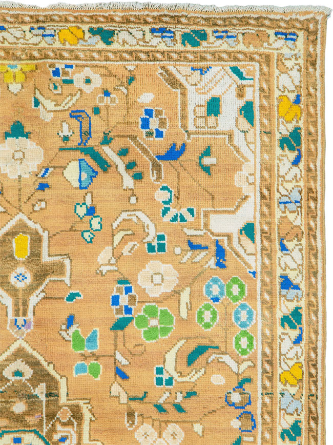 Vintage Persian Mahal Rug, No.26168 - Gss