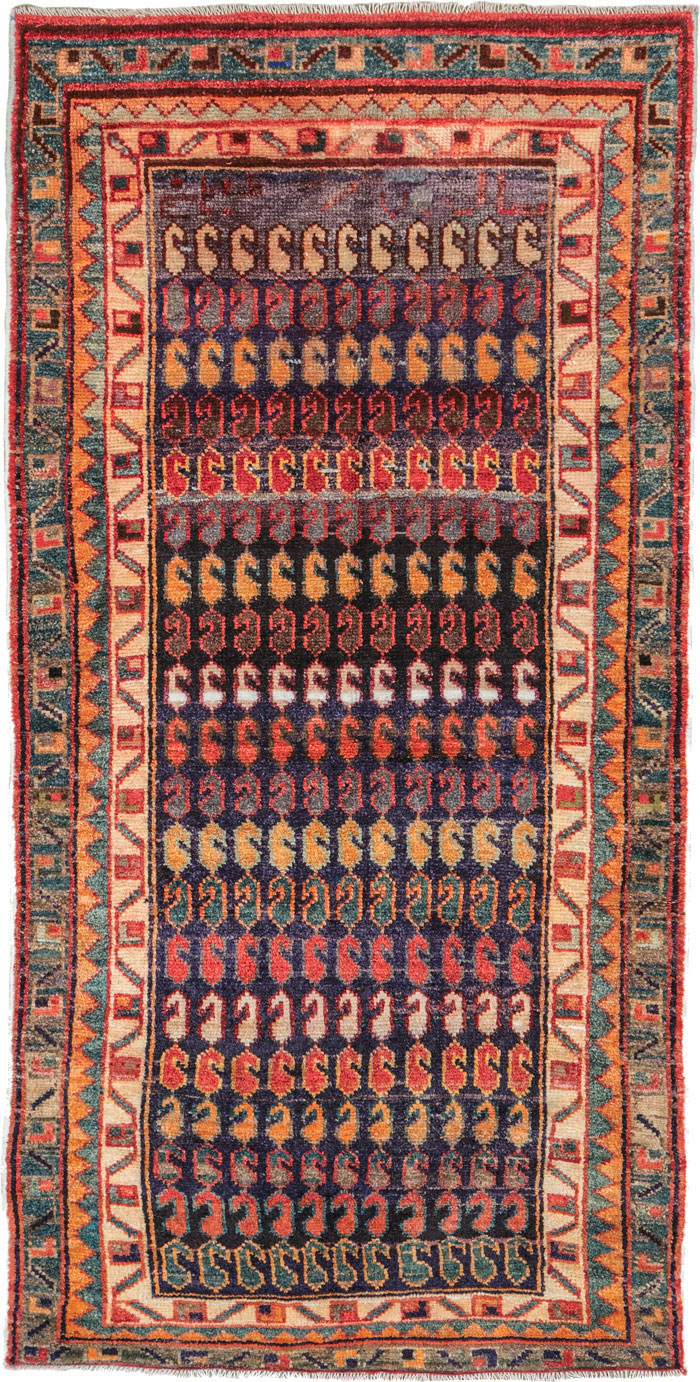 Vintage Persian Hamadan Rug, No.26172 - Gss