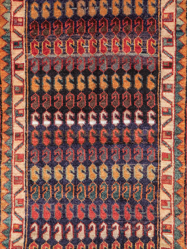 Vintage Persian Hamadan Rug, No.26172 - Gss