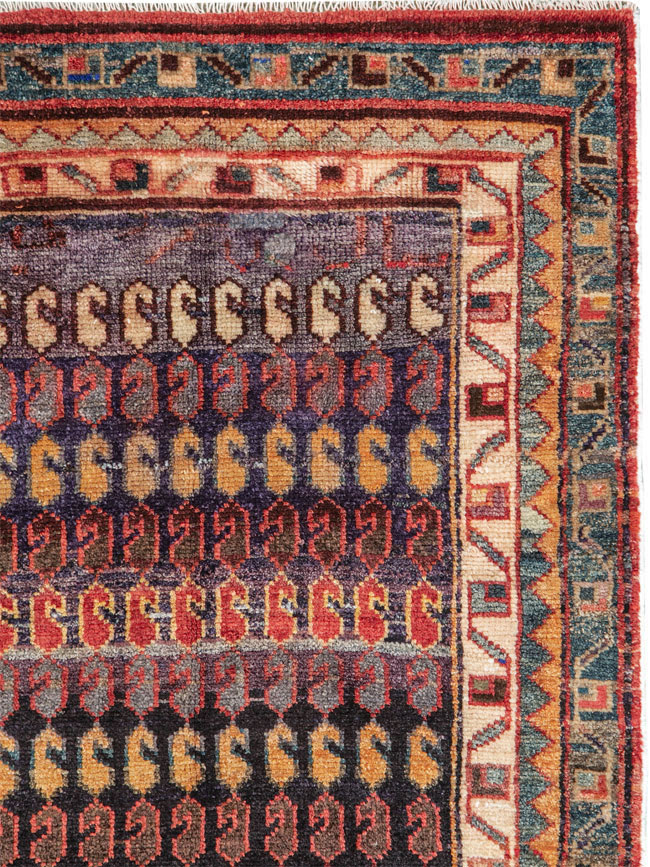 Vintage Persian Hamadan Rug, No.26172 - Gss
