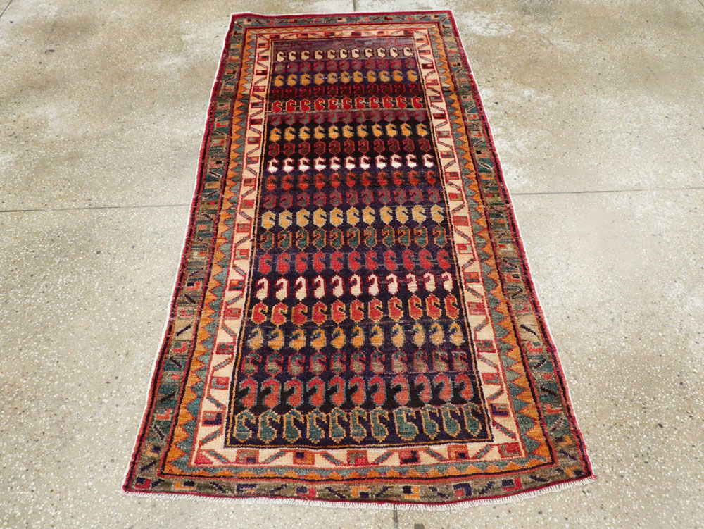 Vintage Persian Hamadan Rug, No.26172 - Gss