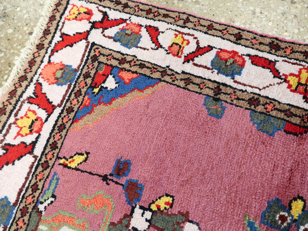 Vintage Persian Hamadan Rug, No.26173 - Gss