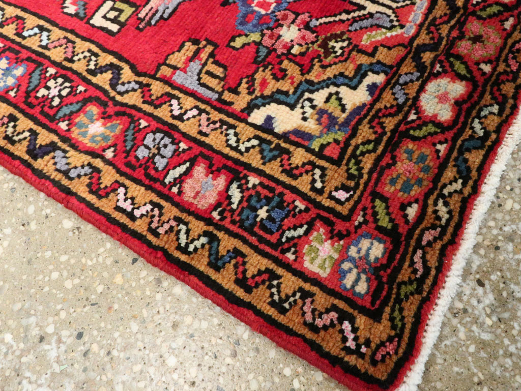 Vintage Persian Hamadan Rug, No.26175 - Gss