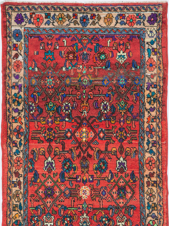 Vintage Persian Hamadan Rug, No.26177 - Gss