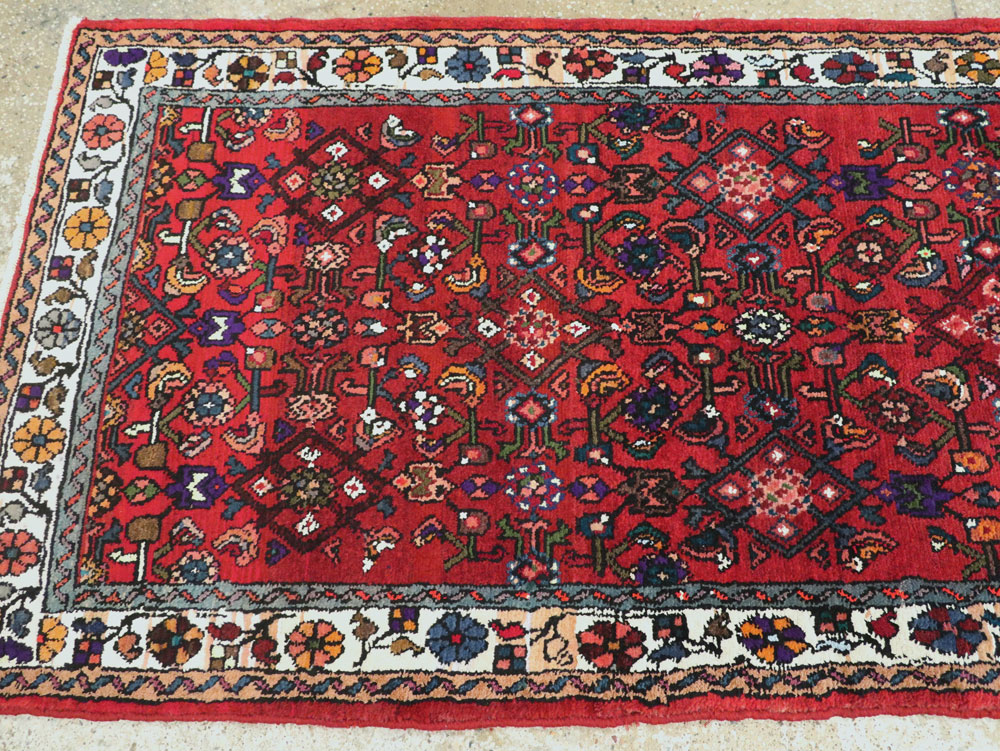 Vintage Persian Hamadan Rug, No.26177 - Gss