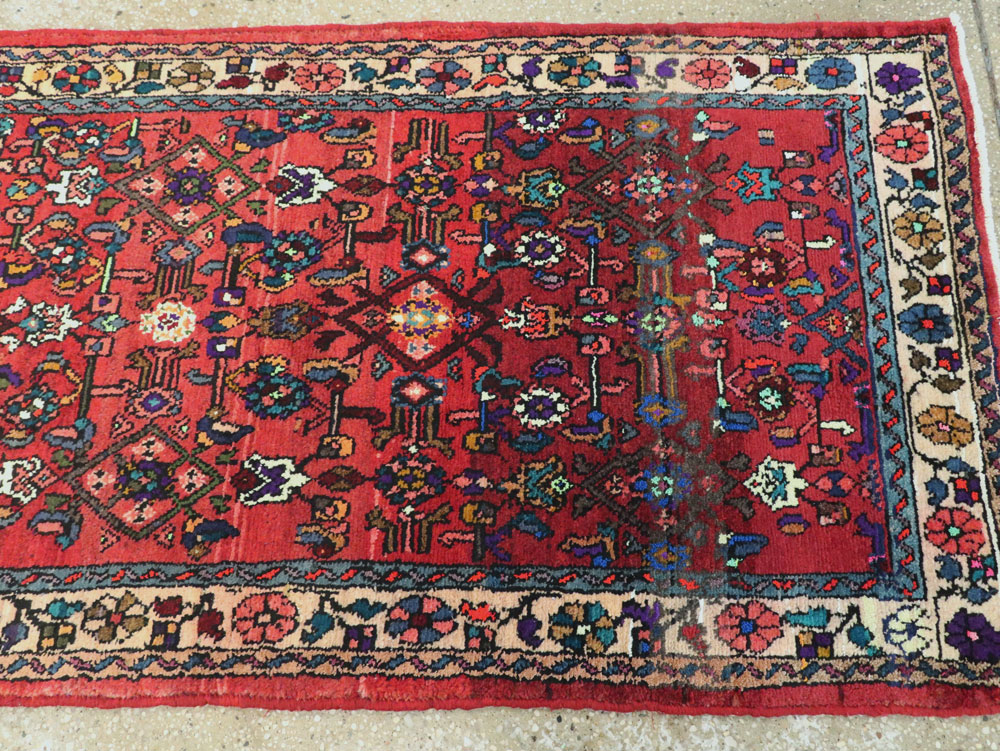 Vintage Persian Hamadan Rug, No.26177 - Gss