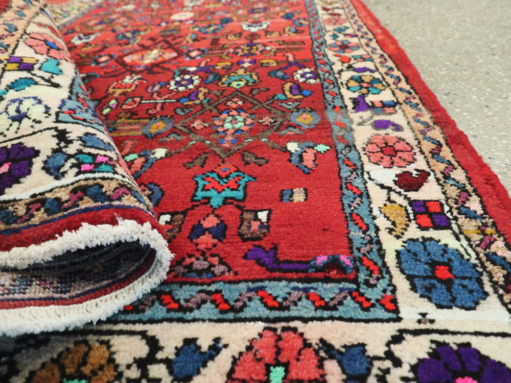 Vintage Persian Hamadan Rug, No.26177 - Gss