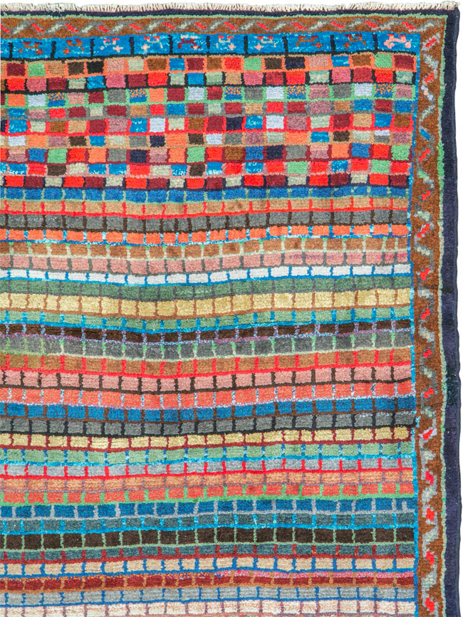 Vintage Persian Mahal Rug, No.26181 - Gss