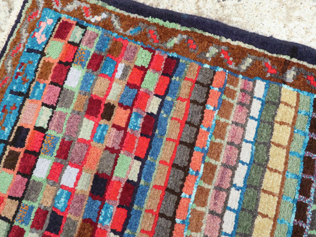 Vintage Persian Mahal Rug, No.26181 - Gss