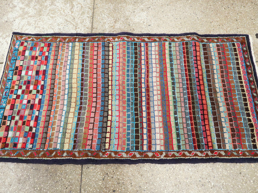 Vintage Persian Mahal Rug, No.26181 - Gss