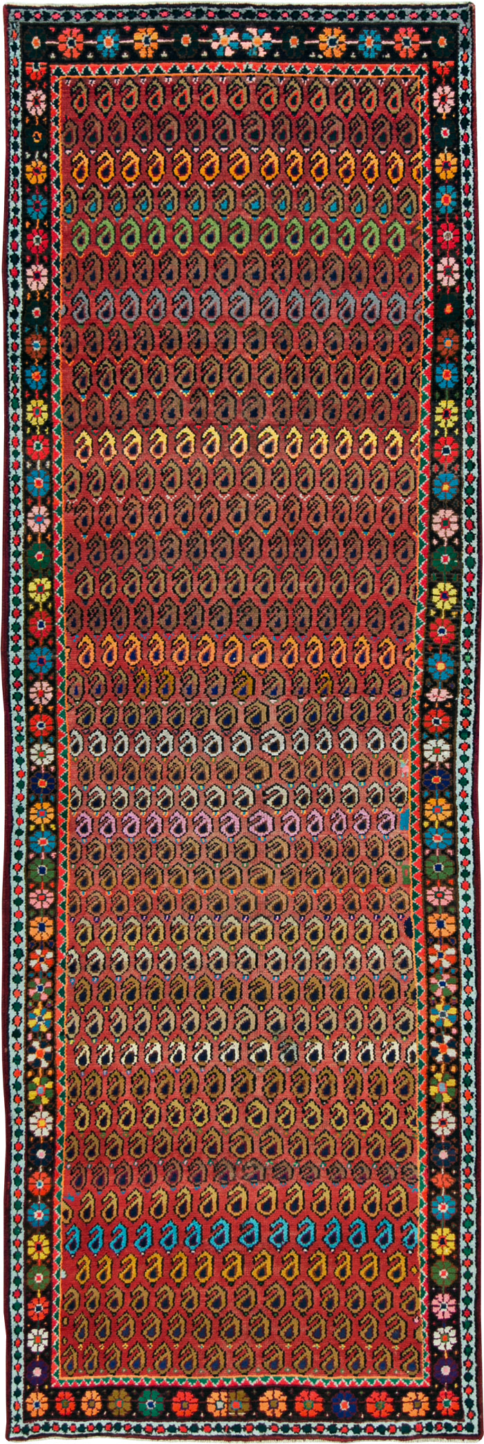 Antique Persian Hamadan Runner, No.26184 - Gss