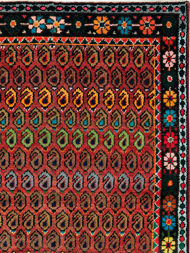 Antique Persian Hamadan Runner, No.26184 - Gss