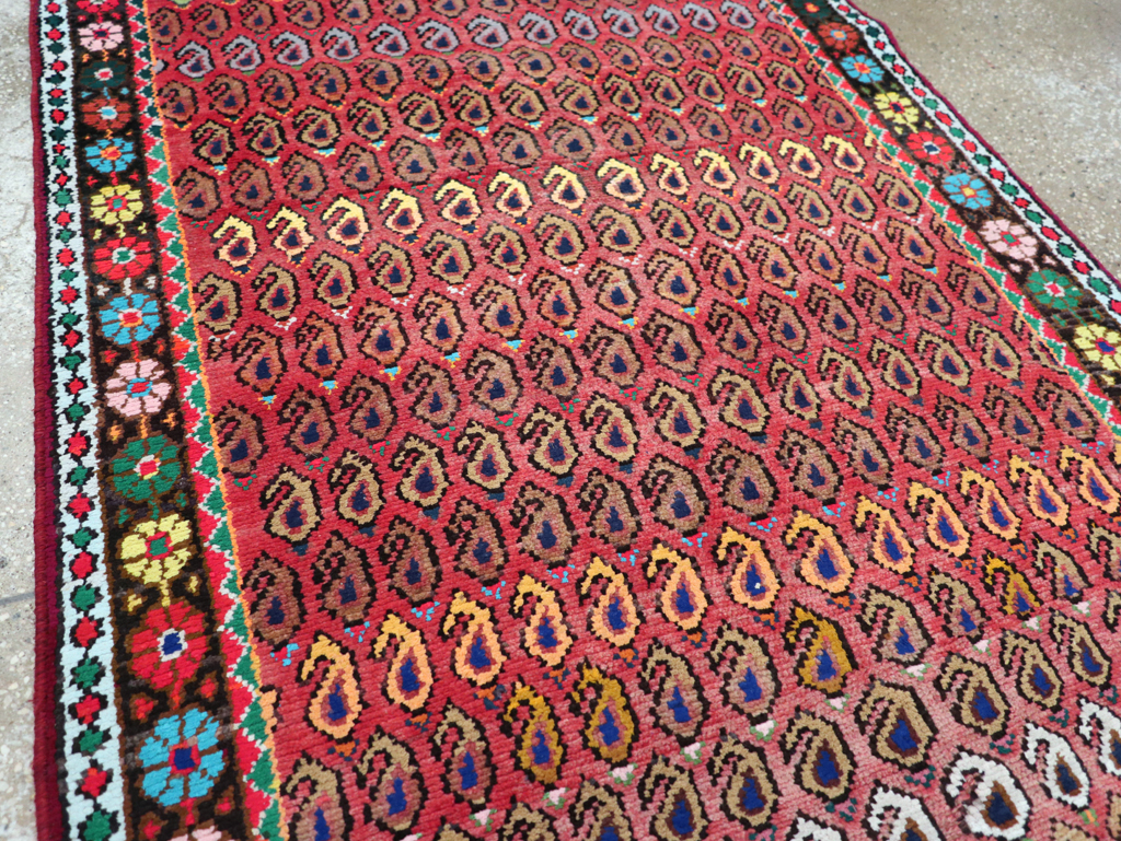 Antique Persian Hamadan Runner, No.26184 - Gss