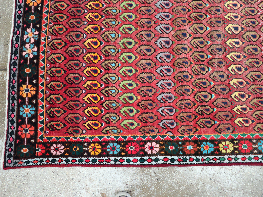 Antique Persian Hamadan Runner, No.26184 - Gss