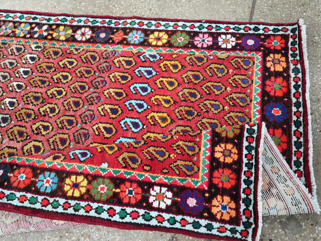Antique Persian Hamadan Runner, No.26184 - Gss