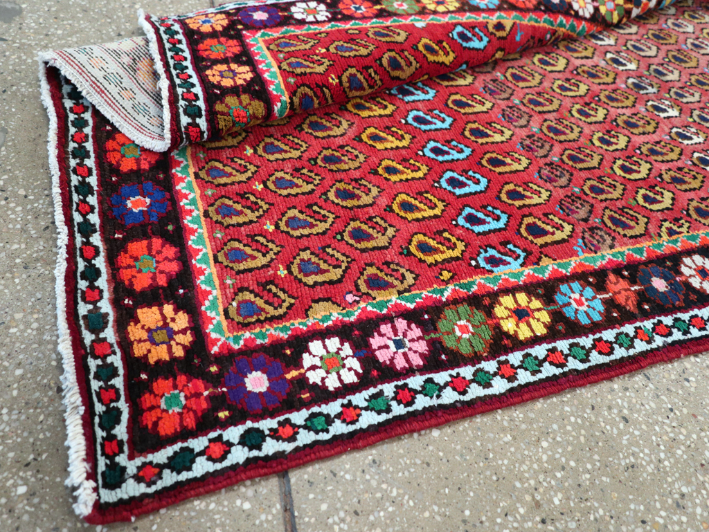 Antique Persian Hamadan Runner, No.26184 - Gss