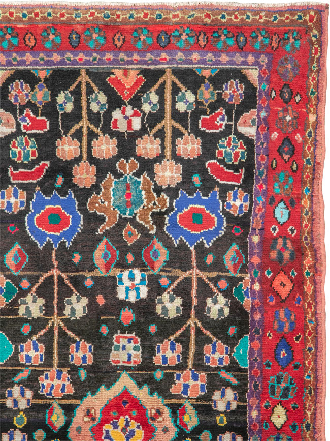 Vintage Persian Hamadan Rug, No.26186 - Gss