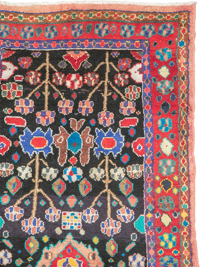 Vintage Persian Hamadan Rug, No.26186 - Gss