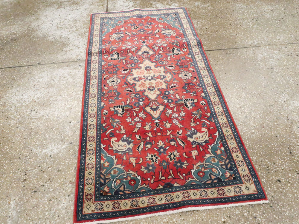 Vintage Persian Tabriz Throw Rug (Pair: 1 of 2), No.26189 - Gss