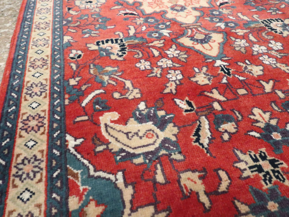Vintage Persian Tabriz Throw Rug (Pair: 1 of 2), No.26189 - Gss
