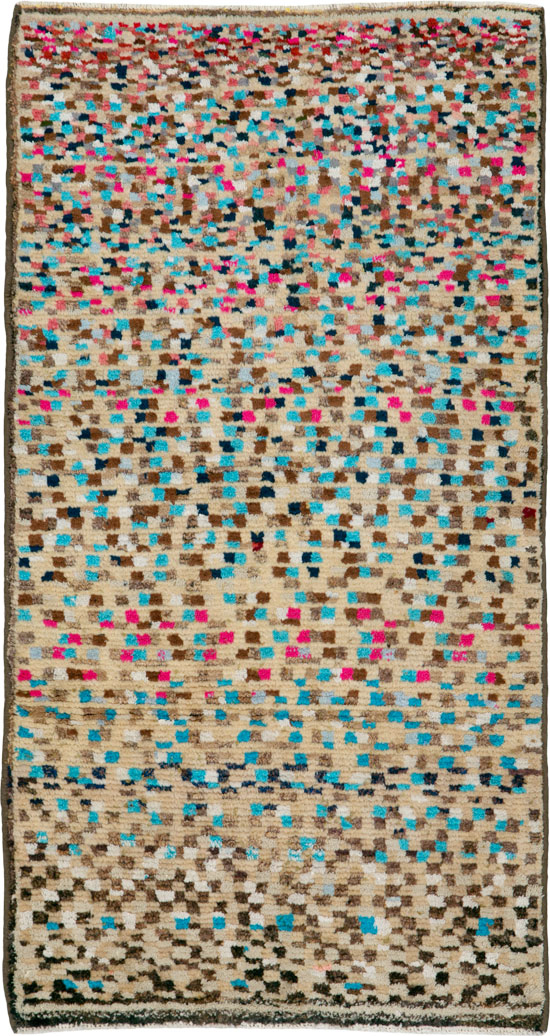 Vintage Persian Gabbeh Rug, No.26190 - Gss
